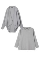 【レリル/lelill】の【limited set item】ハイテクワイドリブ ニット+ボレロ グレー|ID: prp329100004813696 ipo3291000000034951825