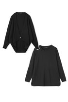 【レリル/lelill】の【limited set item】ハイテクワイドリブ ニット+ボレロ ブラック|ID: prp329100004813696 ipo3291000000034951829