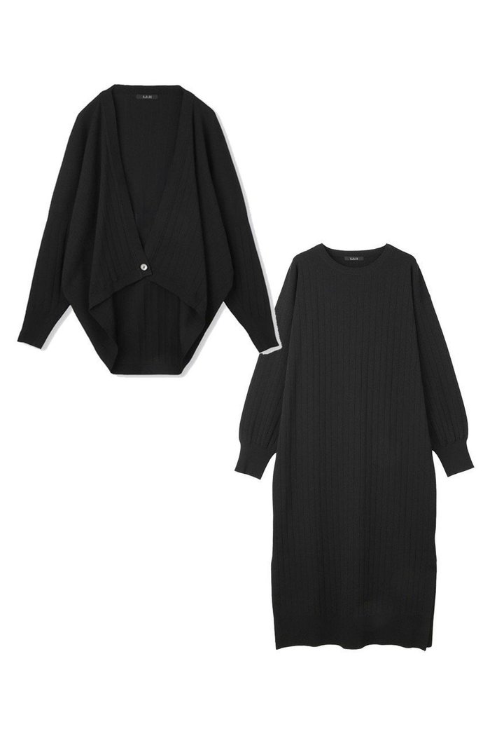 【レリル/lelill】の【limited set item】ハイテクワイドリブ ボレロ+ワンピース インテリア・キッズ・メンズ・レディースファッション・服の通販 founy(ファニー) https://founy.com/ ファッション Fashion レディースファッション Fashion for Women アウター Coat / Outerwear Collection ボレロ・ショート丈ジャケット / ドレス羽織りに Boleros & Short Jackets ワンピース Dresses チュニック Tunic Tops & Dresses アクセサリー Fashion Accessories アンサンブル Ensemble Set 洗える Machine Washable コンパクト Compact, Small Size スリット Slit, Slit Detail チュニック Tunic, Long Top 人気 Popular, Best Seller バランス Balance, Style Balance ボレロ Bolero, Short Cardigan ワイドリブ Wide Rib, Wide Ribbed Knit おすすめ Recommended / Our Picks 新作・新入荷 New Arrivals / New In |ID: prp329100004813697 ipo3291000000034951837