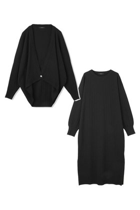 【レリル/lelill】 【limited set item】ハイテクワイドリブ ボレロ+ワンピース人気、トレンドファッション・服の通販 founy(ファニー) ファッション Fashion レディースファッション Fashion for Women アウター Coat / Outerwear Collection ボレロ・ショート丈ジャケット / ドレス羽織りに Boleros & Short Jackets ワンピース Dresses チュニック Tunic Tops & Dresses アクセサリー Fashion Accessories アンサンブル Ensemble Set 洗える Machine Washable コンパクト Compact, Small Size スリット Slit, Slit Detail チュニック Tunic, Long Top 人気 Popular, Best Seller バランス Balance, Style Balance ボレロ Bolero, Short Cardigan ワイドリブ Wide Rib, Wide Ribbed Knit おすすめ Recommended / Our Picks |ID:prp329100004813697