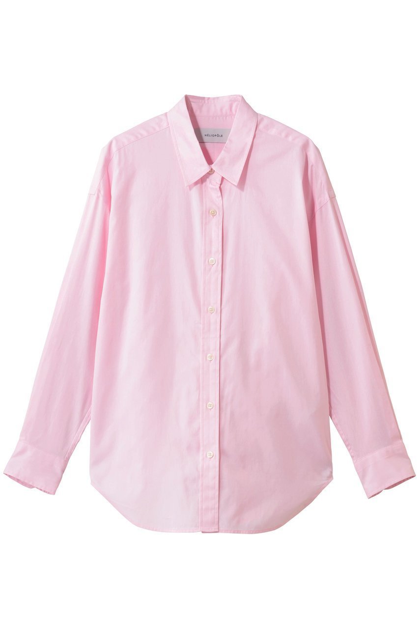 【エリオポール/heliopole】のthe EDITOR シャツ インテリア・キッズ・メンズ・レディースファッション・服の通販 founy(ファニー) 　ファッション　Fashion　レディースファッション　Fashion for Women　トップス・カットソー　Cut & Sew Tops　シャツ・ブラウス・オフィスカジュアル　Elegant Blouses & Button-Ups　2026年　2026　スリーブ　Sleeve, Long Sleeve / Short Sleeve　バランス　Balance, Style Balance　ボトム　Bottoms, Lower Wear　ロング　Long, Long-Length　エレガント 上品　Elegant　夏　Summer　定番　Standard, Basic Item　春　Spring　S/S・春夏　SS, Spring/Summer, Warm Season　ピンク系|ID: prp329100004813698 ipo3291000000034951848