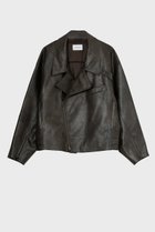 【スタニングルアー/STUNNING LURE】の【1/7 11:00販売開始】rフェイクレザーライダースブルゾン ダークブラウン|ID: prp329100004813702 ipo3291000000035116045