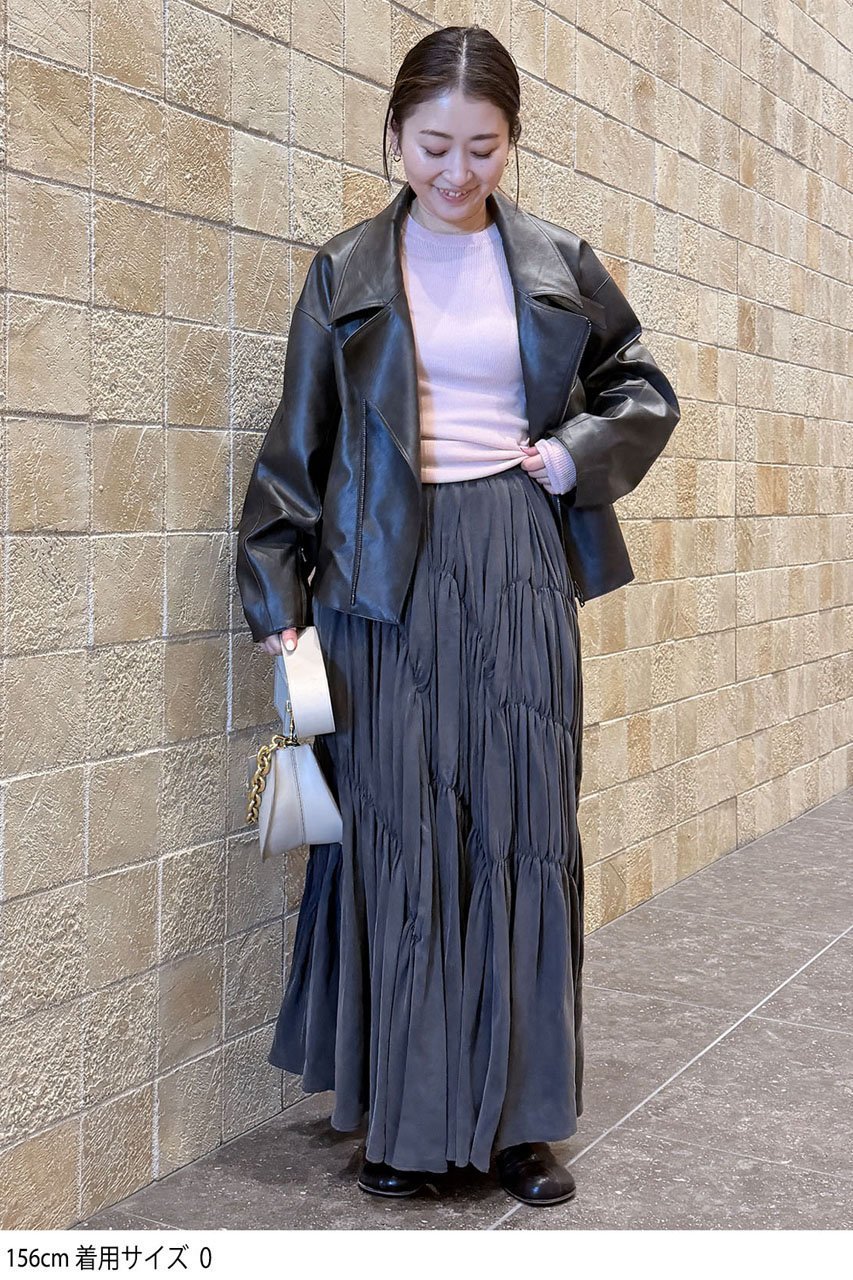 【スタニングルアー/STUNNING LURE】のrフェイクレザーライダースブルゾン 人気、トレンドファッション・服の通販 founy(ファニー) 　ファッション　Fashion　レディースファッション　Fashion for Women　アウター　Coat / Outerwear Collection　レディースジャケット・軽アウター　Jackets　ブルゾンジャケット・スポーティアウター　Blouson Jackets　ライダースジャケット / レザースタイル　Riders Jackets & Biker Style　2026年　2026　ジャケット　Jacket, Outerwear　パターン　Pattern, Design Print　フォルム　Silhouette, Form　ブルゾン　Blouson, Bomber Jacket　ライダース　Riders　ヴィンテージ　Vintage Style　再入荷　Restock / Back in Stock　切替　Switching, Contrast Panel　夏　Summer　春　Spring　S/S・春夏　SS, Spring/Summer, Warm Season　other-7|ID: prp329100004813702 ipo3291000000035136595