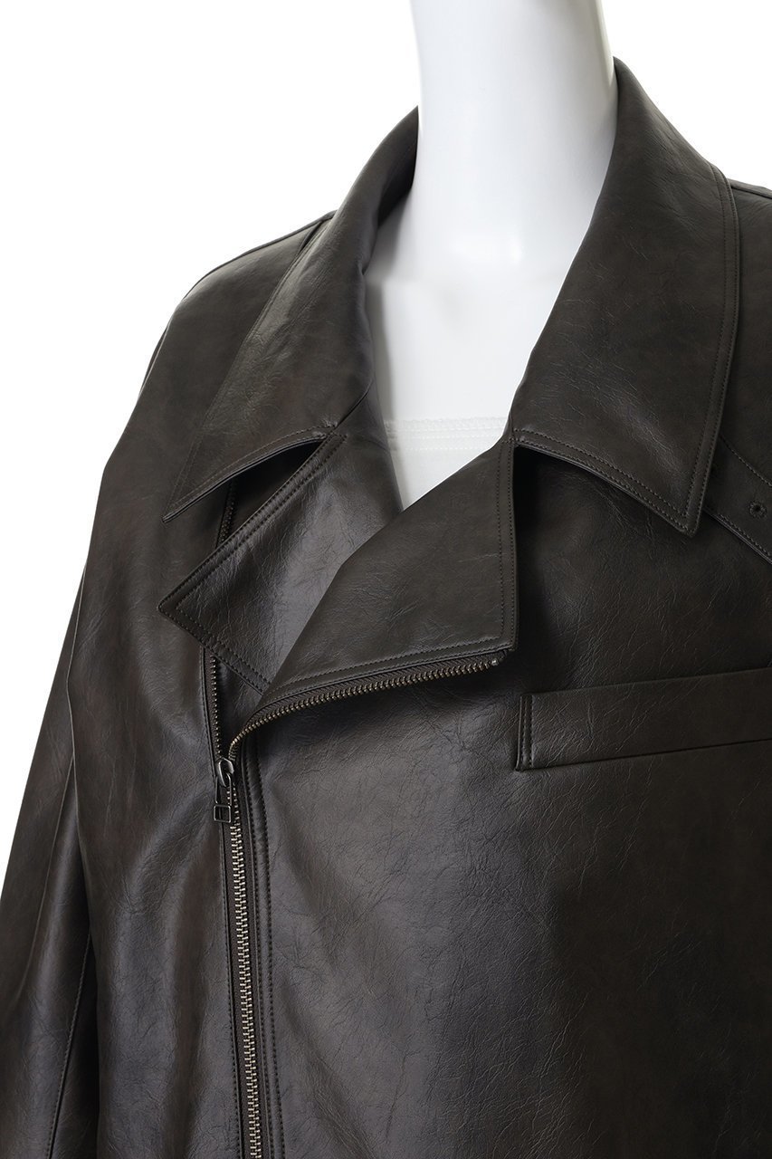 【スタニングルアー/STUNNING LURE】のrフェイクレザーライダースブルゾン 人気、トレンドファッション・服の通販 founy(ファニー) 　ファッション　Fashion　レディースファッション　Fashion for Women　アウター　Coat / Outerwear Collection　レディースジャケット・軽アウター　Jackets　ブルゾンジャケット・スポーティアウター　Blouson Jackets　ライダースジャケット / レザースタイル　Riders Jackets & Biker Style　ジャケット　Jacket, Outerwear　パターン　Pattern, Design Print　フォルム　Silhouette, Form　ブルゾン　Blouson, Bomber Jacket　ライダース　Riders　ヴィンテージ　Vintage Style　切替　Switching, Contrast Panel　other-5|ID: prp329100004813702 ipo3291000000035944412