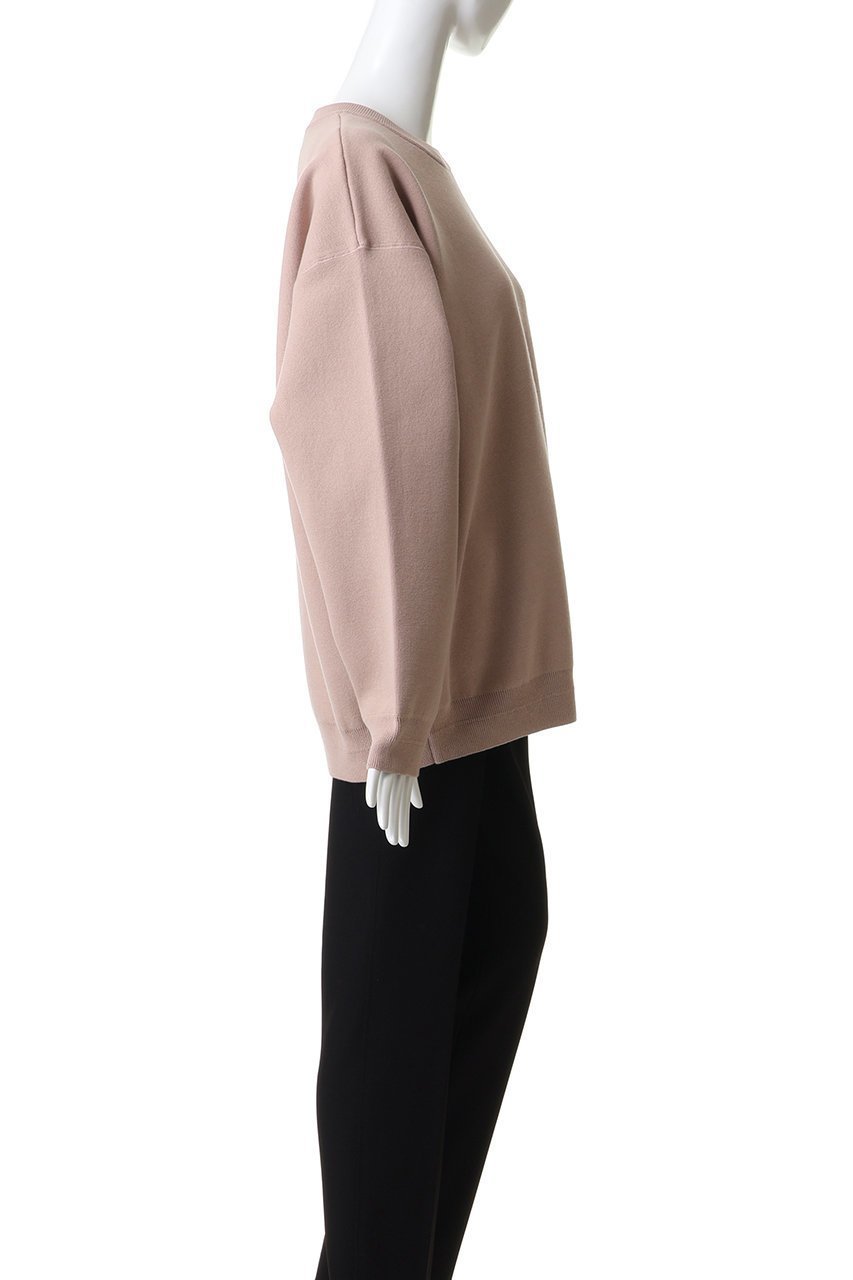 【スタニングルアー/STUNNING LURE】のコットンニットスウェットプルオーバー 人気、トレンドファッション・服の通販 founy(ファニー) 　ファッション　Fashion　レディースファッション　Fashion for Women　トップス・カットソー　Cut & Sew Tops　ニット　Knit Tops & Sweaters　シャツ・ブラウス・オフィスカジュアル　Elegant Blouses & Button-Ups　レディースパーカー・カジュアルフーディー　Casual Hoodies & Sweatshirts　ロングTシャツ・Tシャツ　Longline T-Shirts & Tees　カジュアルプルオーバー・ニットトップス　Pullovers & Knit Tops / Casual Pullovers　スウェット・クルーネックトップス　Sweatshirts & Crewnecks / Relaxed Fit Sweat Tops　カットソー・ベーシックTシャツ　Cut-and-Sewn Tops / Stretch Tees & Basics　2026年　2026　スウェット / スエット　Sweatshirt, Sweatwear　タートル　Turtleneck, Turtle Collar　ダブル　Double, Double-Breasted　フェイス　Face, Facial Design　ボトム　Bottoms, Lower Wear　ミドル　Middle Length, Mid Height　エレガント 上品　Elegant　夏　Summer　春　Spring　S/S・春夏　SS, Spring/Summer, Warm Season　other-5|ID: prp329100004813703 ipo3291000000035201927