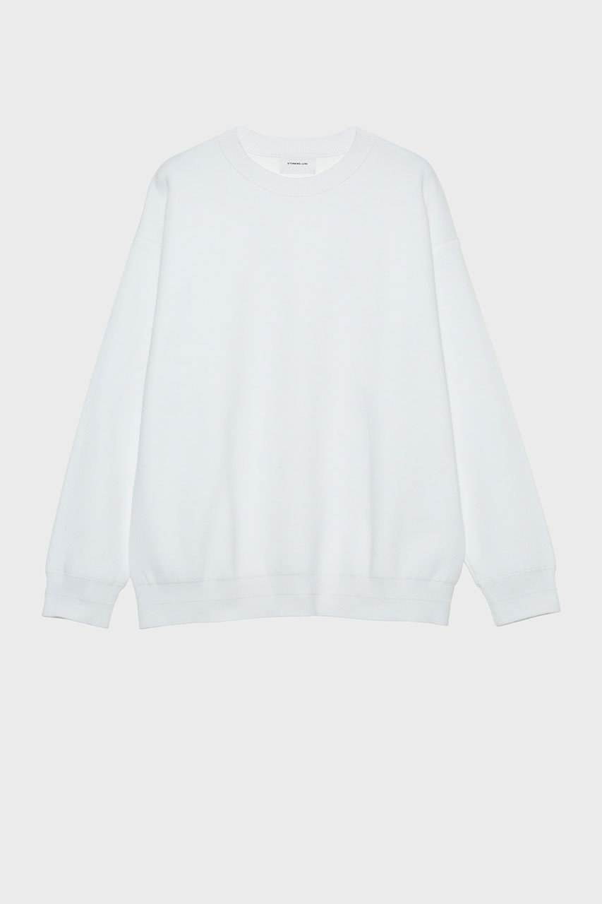 【スタニングルアー/STUNNING LURE】のコットンニットスウェットプルオーバー 人気、トレンドファッション・服の通販 founy(ファニー) 　ファッション　Fashion　レディースファッション　Fashion for Women　トップス・カットソー　Cut & Sew Tops　ニット　Knit Tops & Sweaters　シャツ・ブラウス・オフィスカジュアル　Elegant Blouses & Button-Ups　レディースパーカー・カジュアルフーディー　Casual Hoodies & Sweatshirts　ロングTシャツ・Tシャツ　Longline T-Shirts & Tees　カジュアルプルオーバー・ニットトップス　Pullovers & Knit Tops / Casual Pullovers　スウェット・クルーネックトップス　Sweatshirts & Crewnecks / Relaxed Fit Sweat Tops　カットソー・ベーシックTシャツ　Cut-and-Sewn Tops / Stretch Tees & Basics　スウェット / スエット　Sweatshirt, Sweatwear　タートル　Turtleneck, Turtle Collar　ダブル　Double, Double-Breasted　フェイス　Face, Facial Design　ボトム　Bottoms, Lower Wear　ミドル　Middle Length, Mid Height　エレガント 上品　Elegant　 other-1|ID: prp329100004813703 ipo3291000000035696781