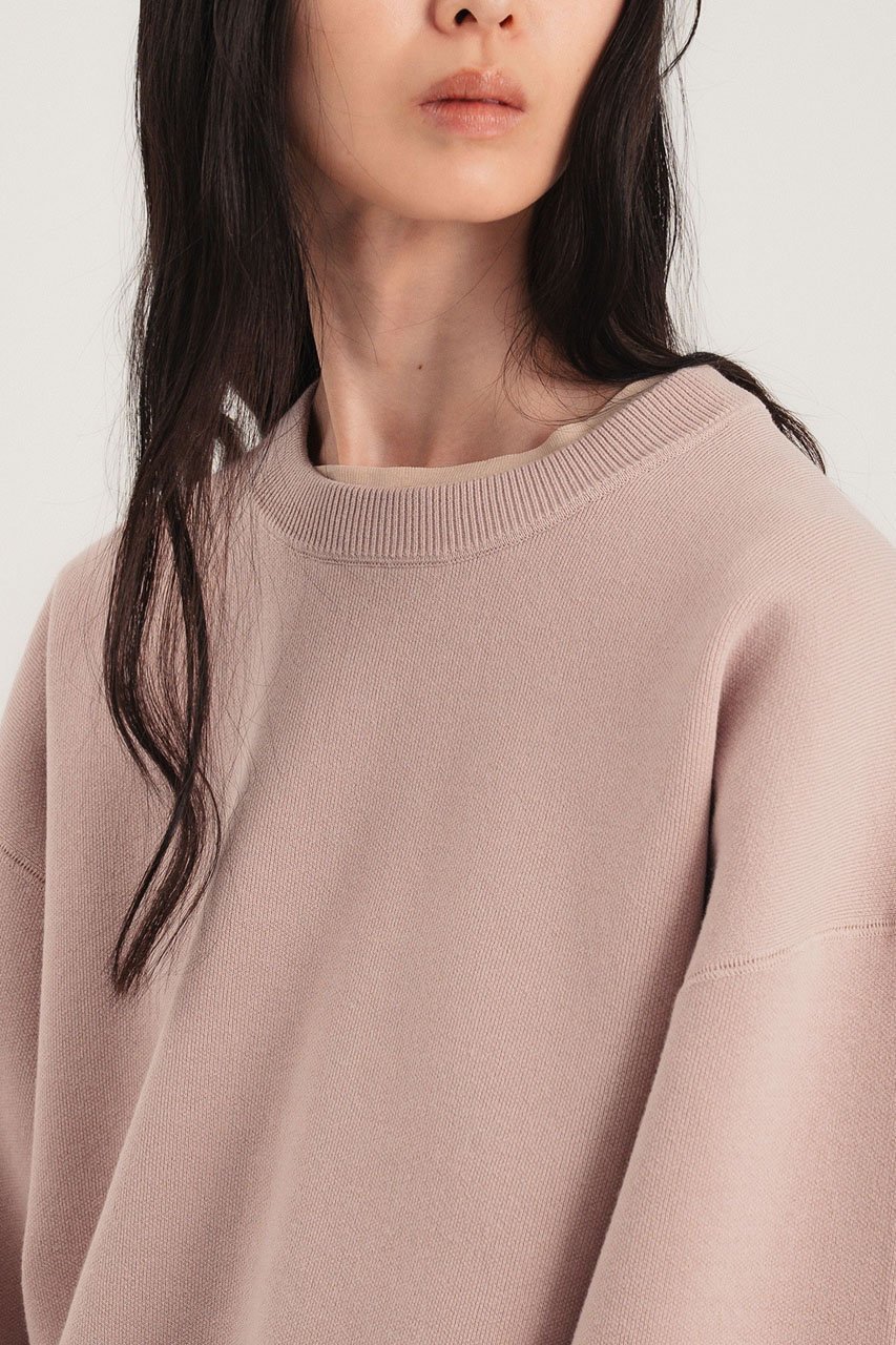 【スタニングルアー/STUNNING LURE】のコットンニットスウェットプルオーバー 人気、トレンドファッション・服の通販 founy(ファニー) 　ファッション　Fashion　レディースファッション　Fashion for Women　トップス・カットソー　Cut & Sew Tops　ニット　Knit Tops & Sweaters　シャツ・ブラウス・オフィスカジュアル　Elegant Blouses & Button-Ups　レディースパーカー・カジュアルフーディー　Casual Hoodies & Sweatshirts　ロングTシャツ・Tシャツ　Longline T-Shirts & Tees　カジュアルプルオーバー・ニットトップス　Pullovers & Knit Tops / Casual Pullovers　スウェット・クルーネックトップス　Sweatshirts & Crewnecks / Relaxed Fit Sweat Tops　カットソー・ベーシックTシャツ　Cut-and-Sewn Tops / Stretch Tees & Basics　スウェット / スエット　Sweatshirt, Sweatwear　タートル　Turtleneck, Turtle Collar　ダブル　Double, Double-Breasted　フェイス　Face, Facial Design　ボトム　Bottoms, Lower Wear　ミドル　Middle Length, Mid Height　エレガント 上品　Elegant　other-8|ID: prp329100004813703 ipo3291000000035859726