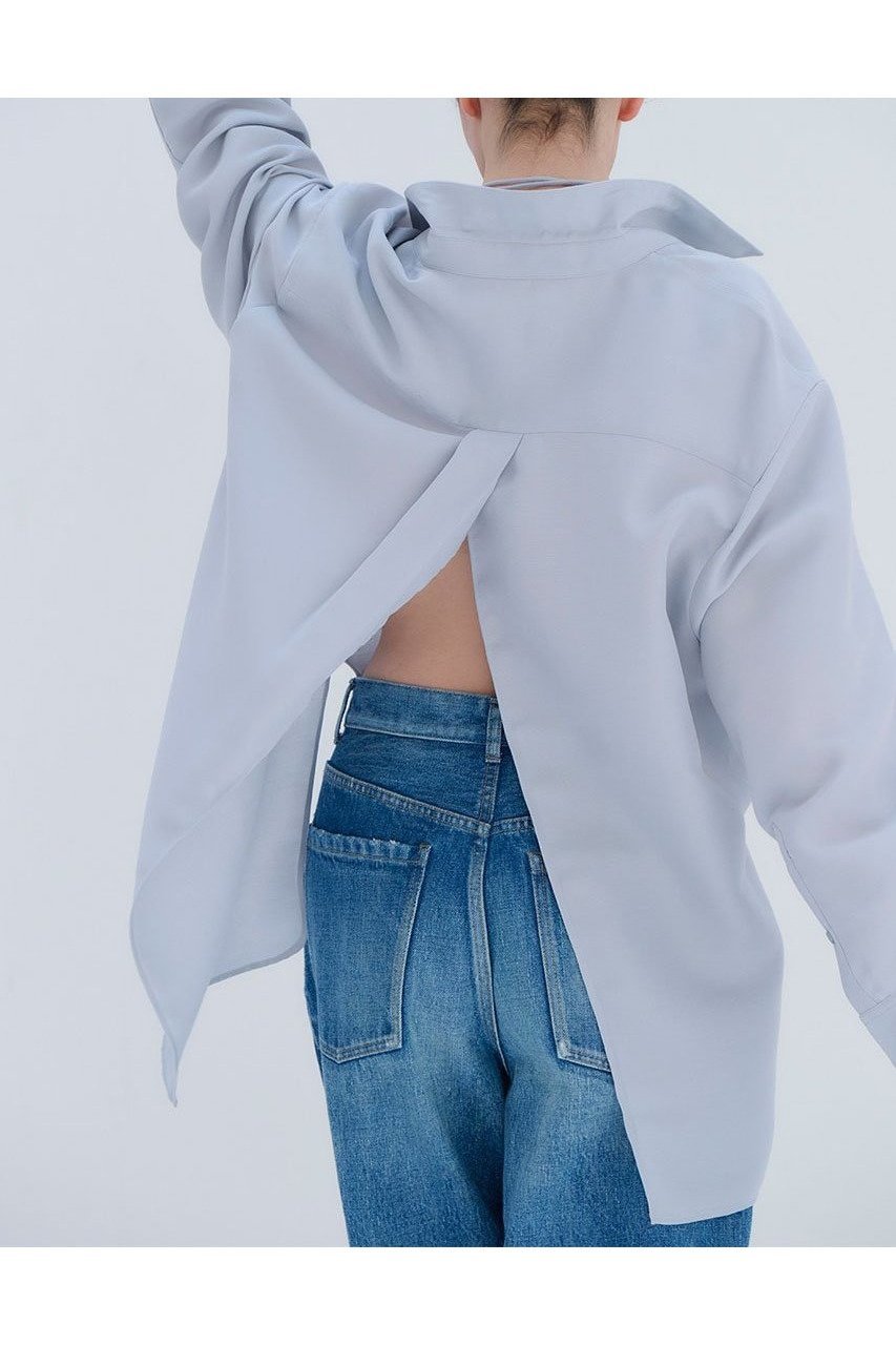 【スタニングルアー/STUNNING LURE】の【12/24 11:00販売開始】rバックスリットシャツ 人気、トレンドファッション・服の通販 founy(ファニー) 　ファッション　Fashion　レディースファッション　Fashion for Women　トップス・カットソー　Cut & Sew Tops　シャツ・ブラウス・オフィスカジュアル　Elegant Blouses & Button-Ups　バッグ　Bags　2026年　2026　スリット　Slit, Slit Detail　スリーブ　Sleeve, Long Sleeve / Short Sleeve　モダン　Modern, Contemporary　ロング　Long, Long-Length　エレガント 上品　Elegant　夏　Summer　春　Spring　S/S・春夏　SS, Spring/Summer, Warm Season　other-5|ID: prp329100004813705 ipo3291000000034951944