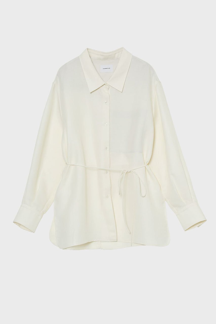 【スタニングルアー/STUNNING LURE】のrバックスリットシャツ 人気、トレンドファッション・服の通販 founy(ファニー) 　ファッション　Fashion　レディースファッション　Fashion for Women　トップス・カットソー　Cut & Sew Tops　シャツ・ブラウス・オフィスカジュアル　Elegant Blouses & Button-Ups　バッグ　Bags　2026年　2026　スリット　Slit, Slit Detail　スリーブ　Sleeve, Long Sleeve / Short Sleeve　モダン　Modern, Contemporary　ロング　Long, Long-Length　エレガント 上品　Elegant　夏　Summer　春　Spring　S/S・春夏　SS, Spring/Summer, Warm Season　 other-1|ID: prp329100004813705 ipo3291000000035115853