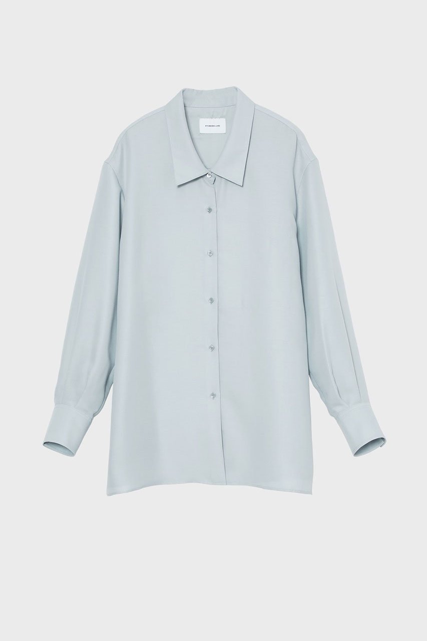 【スタニングルアー/STUNNING LURE】のrバックスリットシャツ 人気、トレンドファッション・服の通販 founy(ファニー) 　ファッション　Fashion　レディースファッション　Fashion for Women　トップス・カットソー　Cut & Sew Tops　シャツ・ブラウス・オフィスカジュアル　Elegant Blouses & Button-Ups　バッグ　Bags　2026年　2026　スリット　Slit, Slit Detail　スリーブ　Sleeve, Long Sleeve / Short Sleeve　モダン　Modern, Contemporary　ロング　Long, Long-Length　エレガント 上品　Elegant　夏　Summer　春　Spring　S/S・春夏　SS, Spring/Summer, Warm Season　other-2|ID: prp329100004813705 ipo3291000000035115857