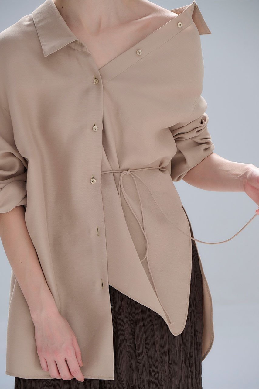 【スタニングルアー/STUNNING LURE】のrバックスリットシャツ 人気、トレンドファッション・服の通販 founy(ファニー) 　ファッション　Fashion　レディースファッション　Fashion for Women　トップス・カットソー　Cut & Sew Tops　シャツ・ブラウス・オフィスカジュアル　Elegant Blouses & Button-Ups　バッグ　Bags　スリット　Slit, Slit Detail　スリーブ　Sleeve, Long Sleeve / Short Sleeve　モダン　Modern, Contemporary　ロング　Long, Long-Length　エレガント 上品　Elegant　新作・新入荷　New Arrivals / New In　other-8|ID: prp329100004813705 ipo3291000000036420295