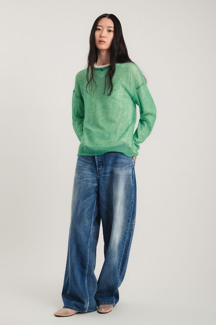 【スタニングルアー/STUNNING LURE】のrミディーウォッシュドデニム 人気、トレンドファッション・服の通販 founy(ファニー) 　ファッション　Fashion　レディースファッション　Fashion for Women　パンツ　Pants & Trousers　デニムパンツ・ジーンズ・美脚デニム　Denim Jeans & Pants　2026年　2026　デニム　Denim, Jeans Material　フォルム　Silhouette, Form　フロント　Front, Front Design　ユーズド　Used, Vintage-Look　リアル　Real, Realistic　夏　Summer　春　Spring　S/S・春夏　SS, Spring/Summer, Warm Season　other-8|ID: prp329100004813706 ipo3291000000035427973