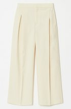 【ハウス オブ ロータス/HOUSE OF LOTUS】のWOOLY TWILLボックスタックパンツ 人気、トレンドファッション・服の通販 founy(ファニー) ファッション Fashion レディースファッション Fashion for Women パンツ Pants & Trousers ストレッチ Stretch, Stretchy Fabric フロント Front, Front Design thumbnail オフホワイト|ID: prp329100004813714 ipo3291000000034952027