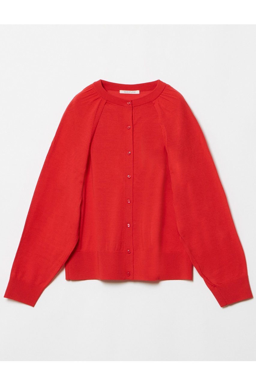 【ハウス オブ ロータス/HOUSE OF LOTUS】のウールテンジク2wayカーディガン インテリア・キッズ・メンズ・レディースファッション・服の通販 founy(ファニー) 　ファッション　Fashion　レディースファッション　Fashion for Women　トップス・カットソー　Cut & Sew Tops　ニット　Knit Tops & Sweaters　カーディガン・羽織り　Layered Style Cardigans　なめらか　Smooth, Silky Texture　カーディガン　Cardigan, Knitwear　フロント　Front, Front Design　レッド|ID: prp329100004813715 ipo3291000000034952042