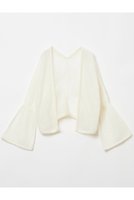 【ハウス オブ ロータス/HOUSE OF LOTUS】のフレアスリーブモヘヤボレロ 人気、トレンドファッション・服の通販 founy(ファニー) ファッション Fashion レディースファッション Fashion for Women トップス・カットソー Cut & Sew Tops ニット Knit Tops & Sweaters カーディガン・羽織り Layered Style Cardigans なめらか Smooth, Silky Texture カーディガン Cardigan, Knitwear フェミニン Feminine, Girly フレア Flare, Flared ボレロ Bolero, Short Cardigan ラグジュアリー Luxury, Elegant 日本製 Made In Japan 羽織 Haori, Light Jacket |ID:prp329100004813717