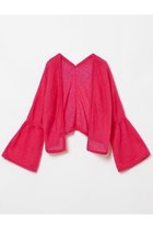 【ハウス オブ ロータス/HOUSE OF LOTUS】のフレアスリーブモヘヤボレロ 人気、トレンドファッション・服の通販 founy(ファニー) ファッション Fashion レディースファッション Fashion for Women トップス・カットソー Cut & Sew Tops ニット Knit Tops & Sweaters カーディガン・羽織り Layered Style Cardigans なめらか Smooth, Silky Texture カーディガン Cardigan, Knitwear フェミニン Feminine, Girly フレア Flare, Flared ボレロ Bolero, Short Cardigan ラグジュアリー Luxury, Elegant 日本製 Made In Japan 羽織 Haori, Light Jacket thumbnail ピンク|ID: prp329100004813717 ipo3291000000034952092