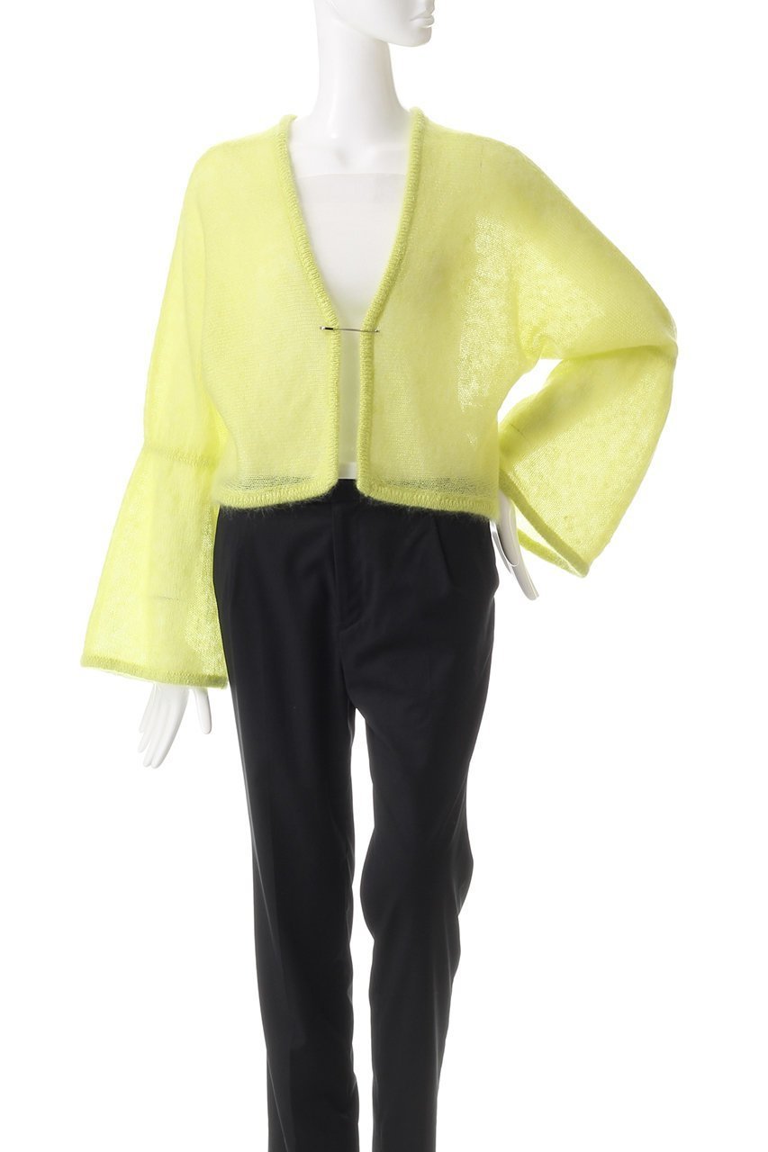 【ハウス オブ ロータス/HOUSE OF LOTUS】のフレアスリーブモヘヤボレロ 人気、トレンドファッション・服の通販 founy(ファニー) 　ファッション　Fashion　レディースファッション　Fashion for Women　トップス・カットソー　Cut & Sew Tops　ニット　Knit Tops & Sweaters　カーディガン・羽織り　Layered Style Cardigans　なめらか　Smooth, Silky Texture　カーディガン　Cardigan, Knitwear　フェミニン　Feminine, Girly　フレア　Flare, Flared　ボレロ　Bolero, Short Cardigan　ラグジュアリー　Luxury, Elegant　日本製　Made In Japan　羽織　Haori, Light Jacket　other-2|ID: prp329100004813717 ipo3291000000034952095