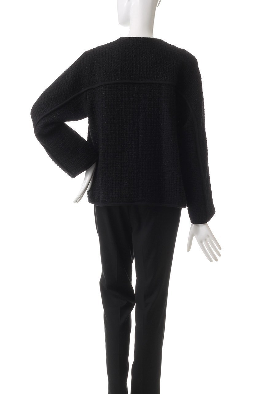 【ハウス オブ ロータス/HOUSE OF LOTUS】のロービングヤーンスラブツィードノーカラージャケット 人気、トレンドファッション・服の通販 founy(ファニー) ファッション Fashion レディースファッション Fashion for Women アウター Coat / Outerwear Collection レディースジャケット・軽アウター Jackets ノーカラージャケット / シンプル上品コーデ Collarless Jackets シンプル Simple, Minimal ジャケット Jacket, Outerwear ツイード Twill, Twill Weave エレガント 上品 Elegant other-4|ID: prp329100004813719 ipo3291000000034952121