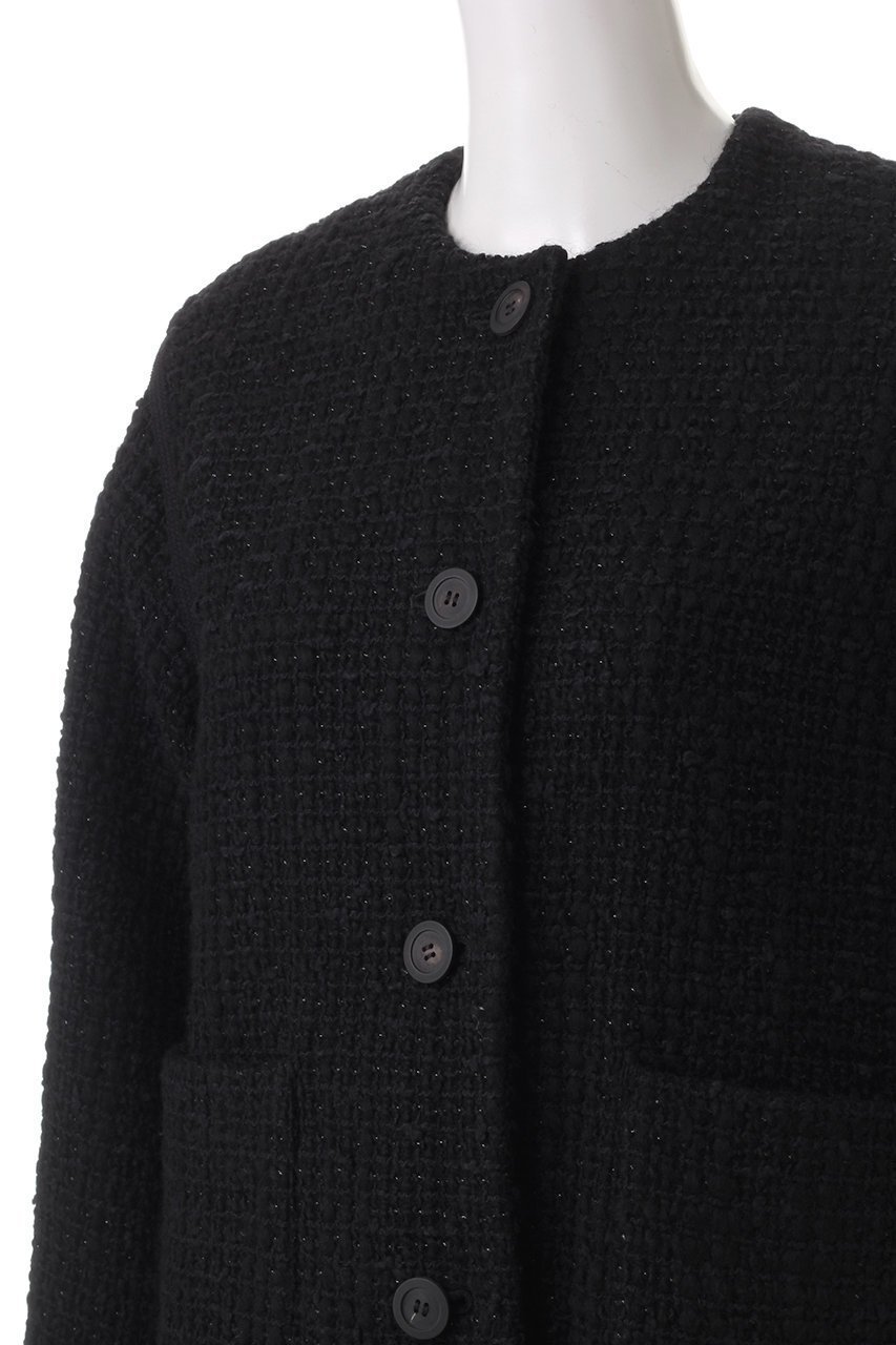 【ハウス オブ ロータス/HOUSE OF LOTUS】のロービングヤーンスラブツィードノーカラージャケット 人気、トレンドファッション・服の通販 founy(ファニー) ファッション Fashion レディースファッション Fashion for Women アウター Coat / Outerwear Collection レディースジャケット・軽アウター Jackets ノーカラージャケット / シンプル上品コーデ Collarless Jackets シンプル Simple, Minimal ジャケット Jacket, Outerwear ツイード Twill, Twill Weave エレガント 上品 Elegant other-5|ID: prp329100004813719 ipo3291000000034952123