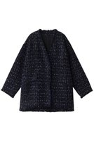 【ハウス オブ ロータス/HOUSE OF LOTUS】のLINTONVカラーバレルジャケット 人気、トレンドファッション・服の通販 founy(ファニー) ファッション Fashion レディースファッション Fashion for Women アウター Coat / Outerwear Collection レディースジャケット・軽アウター Jackets カッティング Cutting Detail カーディガン Cardigan, Knitwear ジャケット Jacket, Outerwear ツイード Twill, Twill Weave トレンド Trend, Trending Now フォルム Silhouette, Form |ID:prp329100004813720