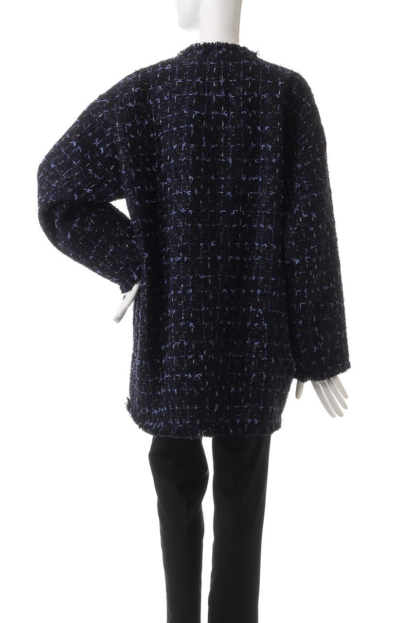 【ハウス オブ ロータス/HOUSE OF LOTUS】のLINTONVカラーバレルジャケット 人気、トレンドファッション・服の通販 founy(ファニー) 　ファッション　Fashion　レディースファッション　Fashion for Women　アウター　Coat / Outerwear Collection　レディースジャケット・軽アウター　Jackets　カッティング　Cutting Detail　カーディガン　Cardigan, Knitwear　ジャケット　Jacket, Outerwear　ツイード　Twill, Twill Weave　トレンド　Trend, Trending Now　フォルム　Silhouette, Form　other-4|ID: prp329100004813720 ipo3291000000034952136