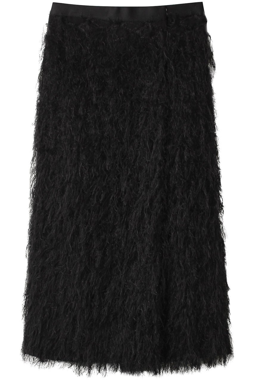 【ハウス オブ ロータス/HOUSE OF LOTUS】のフリンジジャカードスカート インテリア・キッズ・メンズ・レディースファッション・服の通販 founy(ファニー) 　ファッション　Fashion　レディースファッション　Fashion for Women　スカート　Skirts　グログラン　Grosgrain, Grosgrain Ribbon　コンビ　Combo, Combination Style　ジャカード／ジャガード　Jacquard, Woven Pattern　フリンジ　Fringe, Tassel　リボン　Ribbon, Bow　人気　Popular, Best Seller　ブラック|ID: prp329100004813725 ipo3291000000034952274