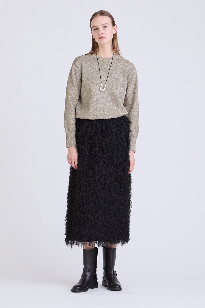 【ハウス オブ ロータス/HOUSE OF LOTUS】のフリンジジャカードスカート 人気、トレンドファッション・服の通販 founy(ファニー) 　ファッション　Fashion　レディースファッション　Fashion for Women　スカート　Skirts　グログラン　Grosgrain, Grosgrain Ribbon　コンビ　Combo, Combination Style　ジャカード／ジャガード　Jacquard, Woven Pattern　フリンジ　Fringe, Tassel　リボン　Ribbon, Bow　人気　Popular, Best Seller　other-6|ID: prp329100004813725 ipo3291000000034952284