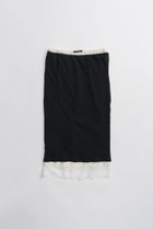 【プランク プロジェクト/PRANK PROJECT】のレイヤードレーススカート BLK(ブラック)|ID: prp329100004813742 ipo3291000000034956914