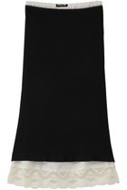 【プランク プロジェクト/PRANK PROJECT】のレイヤードレーススカート BLK(ブラック)|ID: prp329100004813742 ipo3291000000036028271