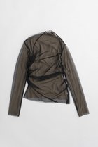 【プランク プロジェクト/PRANK PROJECT】のチュールレイヤードドレープトップ 人気、トレンドファッション・服の通販 founy(ファニー) ファッション Fashion レディースファッション Fashion for Women トップス・カットソー Cut & Sew Tops シャツ・ブラウス・オフィスカジュアル Elegant Blouses & Button-Ups ロングTシャツ・Tシャツ Longline T-Shirts & Tees カットソー・ベーシックTシャツ Cut-and-Sewn Tops / Stretch Tees & Basics インナー Innerwear 春 Spring シアー Sheer, See-Through スリーブ Sleeve, Long Sleeve / Short Sleeve テレコ Ribbed, Rib Stitch ドレープ Drape, Draping Fabric バランス Balance, Style Balance フェミニン Feminine, Girly フォルム Silhouette, Form ボトム Bottoms, Lower Wear ロング Long, Long-Length S/S・春夏 SS, Spring/Summer, Warm Season おすすめ Recommended / Our Picks 夏 Summer 2026年 2026 thumbnail BLK(ブラック)|ID: prp329100004813743 ipo3291000000034956924