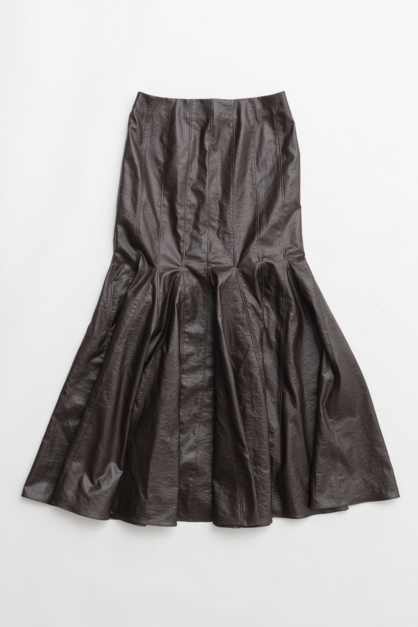 【プランク プロジェクト/PRANK PROJECT】のボリュームマキシスカート インテリア・キッズ・メンズ・レディースファッション・服の通販 founy(ファニー) 　ファッション　Fashion　レディースファッション　Fashion for Women　スカート　Skirts　ロングスカート　Long Skirts / Maxi & Midi Skirts　2026年　2026　コーティング　Coating, Coated Finish　フォルム　Silhouette, Form　フレア　Flare, Flared　マキシ　Maxi, Full Length　ロング　Long, Long-Length　夏　Summer　春　Spring　S/S・春夏　SS, Spring/Summer, Warm Season　BRN(ブラウン)|ID: prp329100004813744 ipo3291000000034956936