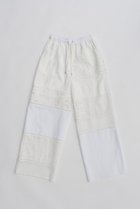 【プランク プロジェクト/PRANK PROJECT】のパネルレースパンツ 人気、トレンドファッション・服の通販 founy(ファニー) ファッション Fashion レディースファッション Fashion for Women パンツ Pants & Trousers 2026年 2026 シンプル Simple, Minimal ドッキング Docking, Mixed Material ボトム Bottoms, Lower Wear リラックス Relax, Relaxed Fit レース Lace, Lace Fabric 切替 Switching, Contrast Panel 夏 Summer 春 Spring S/S・春夏 SS, Spring/Summer, Warm Season thumbnail WHT(ホワイト)|ID: prp329100004813745 ipo3291000000034956946