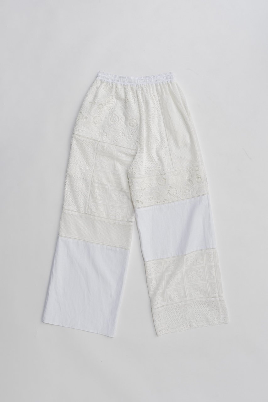 【プランク プロジェクト/PRANK PROJECT】のパネルレースパンツ 人気、トレンドファッション・服の通販 founy(ファニー) 　ファッション　Fashion　レディースファッション　Fashion for Women　パンツ　Pants & Trousers　2026年　2026　シンプル　Simple, Minimal　ドッキング　Docking, Mixed Material　ボトム　Bottoms, Lower Wear　リラックス　Relax, Relaxed Fit　レース　Lace, Lace Fabric　切替　Switching, Contrast Panel　夏　Summer　春　Spring　S/S・春夏　SS, Spring/Summer, Warm Season　other-4|ID: prp329100004813745 ipo3291000000035514117