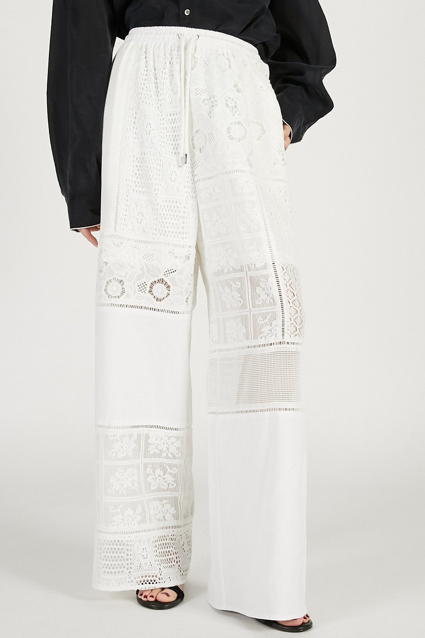 【プランク プロジェクト/PRANK PROJECT】のパネルレースパンツ 人気、トレンドファッション・服の通販 founy(ファニー) 　ファッション　Fashion　レディースファッション　Fashion for Women　パンツ　Pants & Trousers　2026年　2026　シンプル　Simple, Minimal　ドッキング　Docking, Mixed Material　ボトム　Bottoms, Lower Wear　リラックス　Relax, Relaxed Fit　レース　Lace, Lace Fabric　切替　Switching, Contrast Panel　夏　Summer　春　Spring　S/S・春夏　SS, Spring/Summer, Warm Season　other-7|ID: prp329100004813745 ipo3291000000035514124