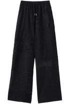 【プランク プロジェクト/PRANK PROJECT】のパネルレースパンツ 人気、トレンドファッション・服の通販 founy(ファニー) ファッション Fashion レディースファッション Fashion for Women パンツ Pants & Trousers シンプル Simple, Minimal ドッキング Docking, Mixed Material ボトム Bottoms, Lower Wear リラックス Relax, Relaxed Fit レース Lace, Lace Fabric 再入荷 Restock / Back in Stock 切替 Switching, Contrast Panel thumbnail BLK(ブラック)|ID: prp329100004813745 ipo3291000000036680473