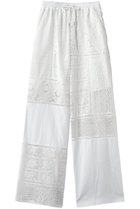 【プランク プロジェクト/PRANK PROJECT】のパネルレースパンツ 人気、トレンドファッション・服の通販 founy(ファニー) ファッション Fashion レディースファッション Fashion for Women パンツ Pants & Trousers シンプル Simple, Minimal ドッキング Docking, Mixed Material ボトム Bottoms, Lower Wear リラックス Relax, Relaxed Fit レース Lace, Lace Fabric 再入荷 Restock / Back in Stock 切替 Switching, Contrast Panel thumbnail WHT(ホワイト)|ID: prp329100004813745 ipo3291000000036680474