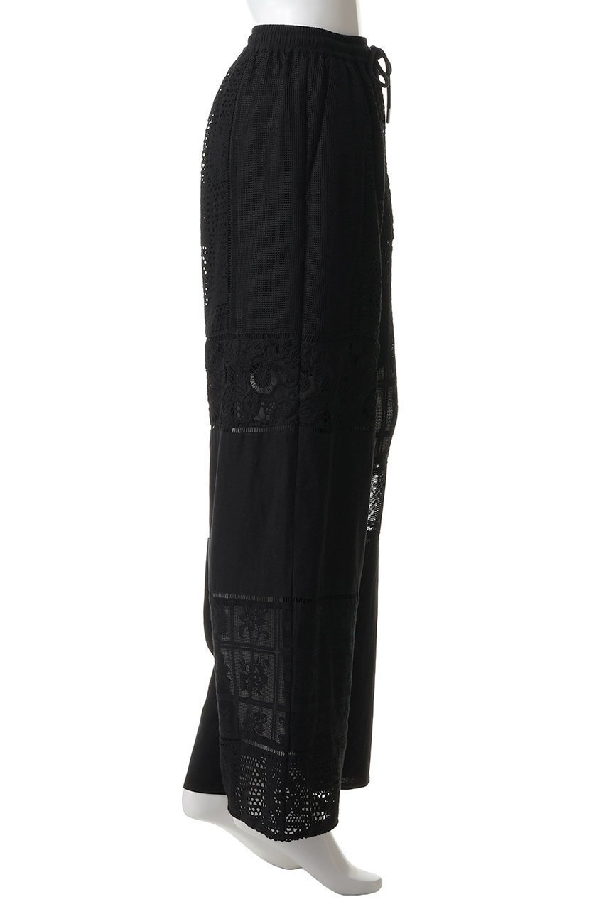 【プランク プロジェクト/PRANK PROJECT】のパネルレースパンツ 人気、トレンドファッション・服の通販 founy(ファニー) 　ファッション　Fashion　レディースファッション　Fashion for Women　パンツ　Pants & Trousers　シンプル　Simple, Minimal　ドッキング　Docking, Mixed Material　ボトム　Bottoms, Lower Wear　リラックス　Relax, Relaxed Fit　レース　Lace, Lace Fabric　再入荷　Restock / Back in Stock　切替　Switching, Contrast Panel　other-3|ID: prp329100004813745 ipo3291000000036680476