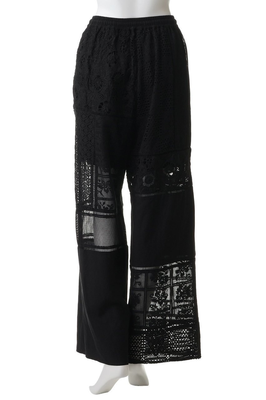 【プランク プロジェクト/PRANK PROJECT】のパネルレースパンツ 人気、トレンドファッション・服の通販 founy(ファニー) 　ファッション　Fashion　レディースファッション　Fashion for Women　パンツ　Pants & Trousers　シンプル　Simple, Minimal　ドッキング　Docking, Mixed Material　ボトム　Bottoms, Lower Wear　リラックス　Relax, Relaxed Fit　レース　Lace, Lace Fabric　再入荷　Restock / Back in Stock　切替　Switching, Contrast Panel　other-4|ID: prp329100004813745 ipo3291000000036680477