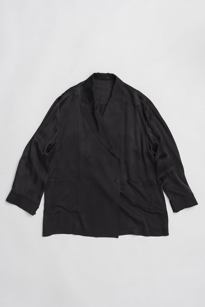 【プランク プロジェクト/PRANK PROJECT】のフィブリルキュプラジャケット インテリア・キッズ・メンズ・レディースファッション・服の通販 founy(ファニー) 　ファッション　Fashion　レディースファッション　Fashion for Women　アウター　Coat / Outerwear Collection　レディースジャケット・軽アウター　Jackets　2026年　2026　おすすめ　Recommended / Our Picks　とろみ　Fluid, Flowy Fabric　キュプラ　Cupro, Eco Fabric　サテン　Satin, Glossy Fabric　ジャケット　Jacket, Outerwear　フロント　Front, Front Design　ボトム　Bottoms, Lower Wear　ループ　Loop, Loop Knit　夏　Summer　春　Spring　S/S・春夏　SS, Spring/Summer, Warm Season　C.GRY(チャコールグレー)|ID: prp329100004813748 ipo3291000000034956976