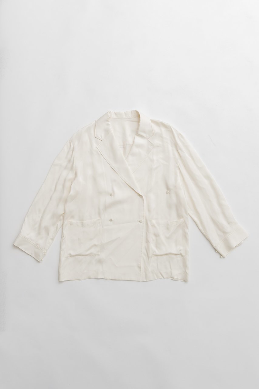 【プランク プロジェクト/PRANK PROJECT】のフィブリルキュプラジャケット インテリア・キッズ・メンズ・レディースファッション・服の通販 founy(ファニー) 　ファッション　Fashion　レディースファッション　Fashion for Women　アウター　Coat / Outerwear Collection　レディースジャケット・軽アウター　Jackets　2026年　2026　おすすめ　Recommended / Our Picks　とろみ　Fluid, Flowy Fabric　キュプラ　Cupro, Eco Fabric　サテン　Satin, Glossy Fabric　ジャケット　Jacket, Outerwear　フロント　Front, Front Design　ボトム　Bottoms, Lower Wear　ループ　Loop, Loop Knit　夏　Summer　春　Spring　S/S・春夏　SS, Spring/Summer, Warm Season　WHT(ホワイト)|ID: prp329100004813748 ipo3291000000034956978