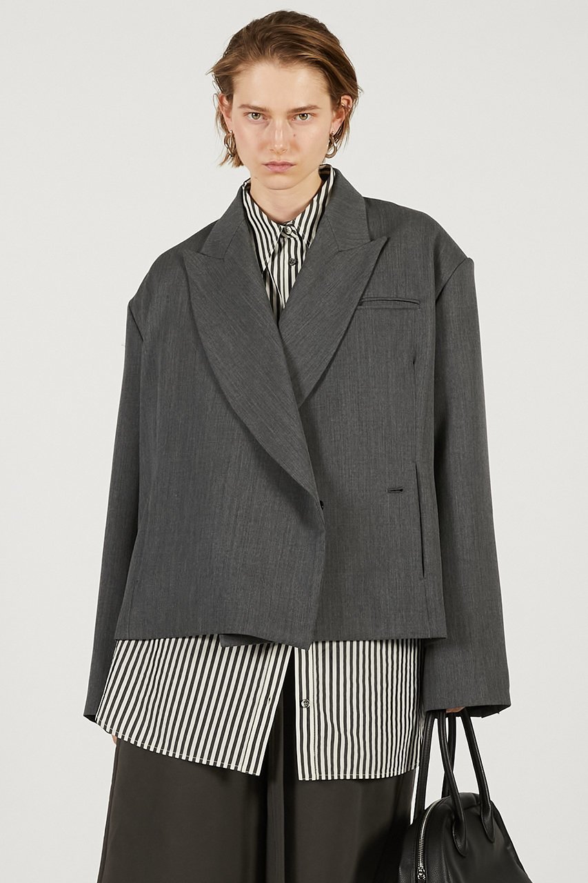 【プランク プロジェクト/PRANK PROJECT】のボクシージャケット インテリア・キッズ・メンズ・レディースファッション・服の通販 founy(ファニー) 　ファッション　Fashion　レディースファッション　Fashion for Women　アウター　Coat / Outerwear Collection　レディースジャケット・軽アウター　Jackets　2026年　2026　ジャケット　Jacket, Outerwear　夏　Summer　春　Spring　S/S・春夏　SS, Spring/Summer, Warm Season　C.GRY(チャコールグレー)|ID: prp329100004813750 ipo3291000000034956999