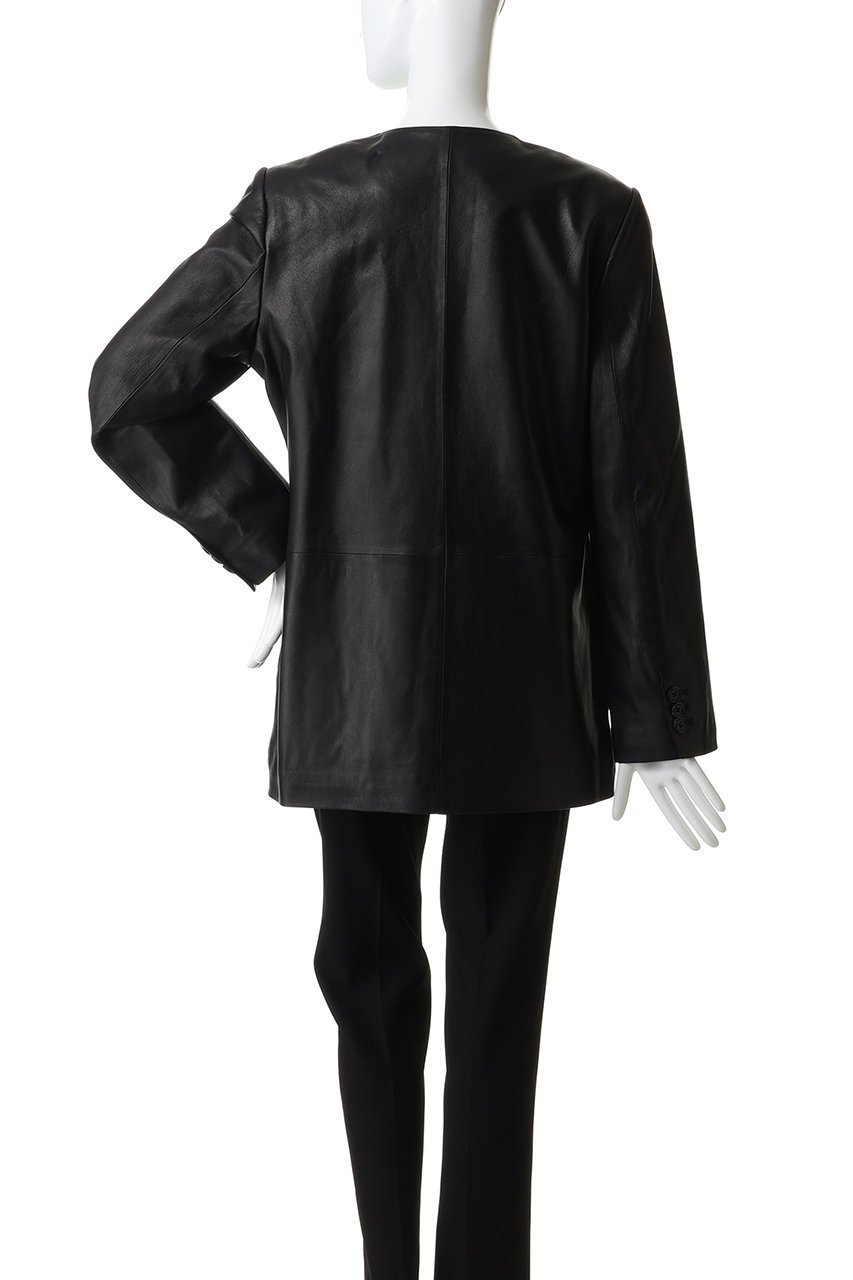 【プランク プロジェクト/PRANK PROJECT】のラムレザーノーカラージャケット 人気、トレンドファッション・服の通販 founy(ファニー) 　ファッション　Fashion　レディースファッション　Fashion for Women　アウター　Coat / Outerwear Collection　レディースジャケット・軽アウター　Jackets　ノーカラージャケット / シンプル上品コーデ　Collarless Jackets　ジャケット　Jacket, Outerwear　other-3|ID: prp329100004813751 ipo3291000000036165655