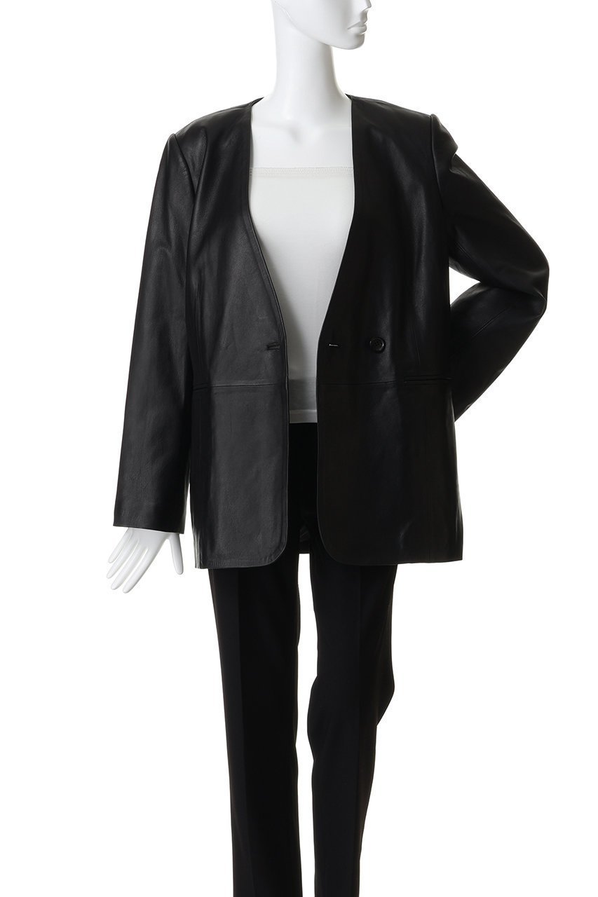 【プランク プロジェクト/PRANK PROJECT】のラムレザーノーカラージャケット 人気、トレンドファッション・服の通販 founy(ファニー) 　ファッション　Fashion　レディースファッション　Fashion for Women　アウター　Coat / Outerwear Collection　レディースジャケット・軽アウター　Jackets　ノーカラージャケット / シンプル上品コーデ　Collarless Jackets　ジャケット　Jacket, Outerwear　other-6|ID: prp329100004813751 ipo3291000000036165658