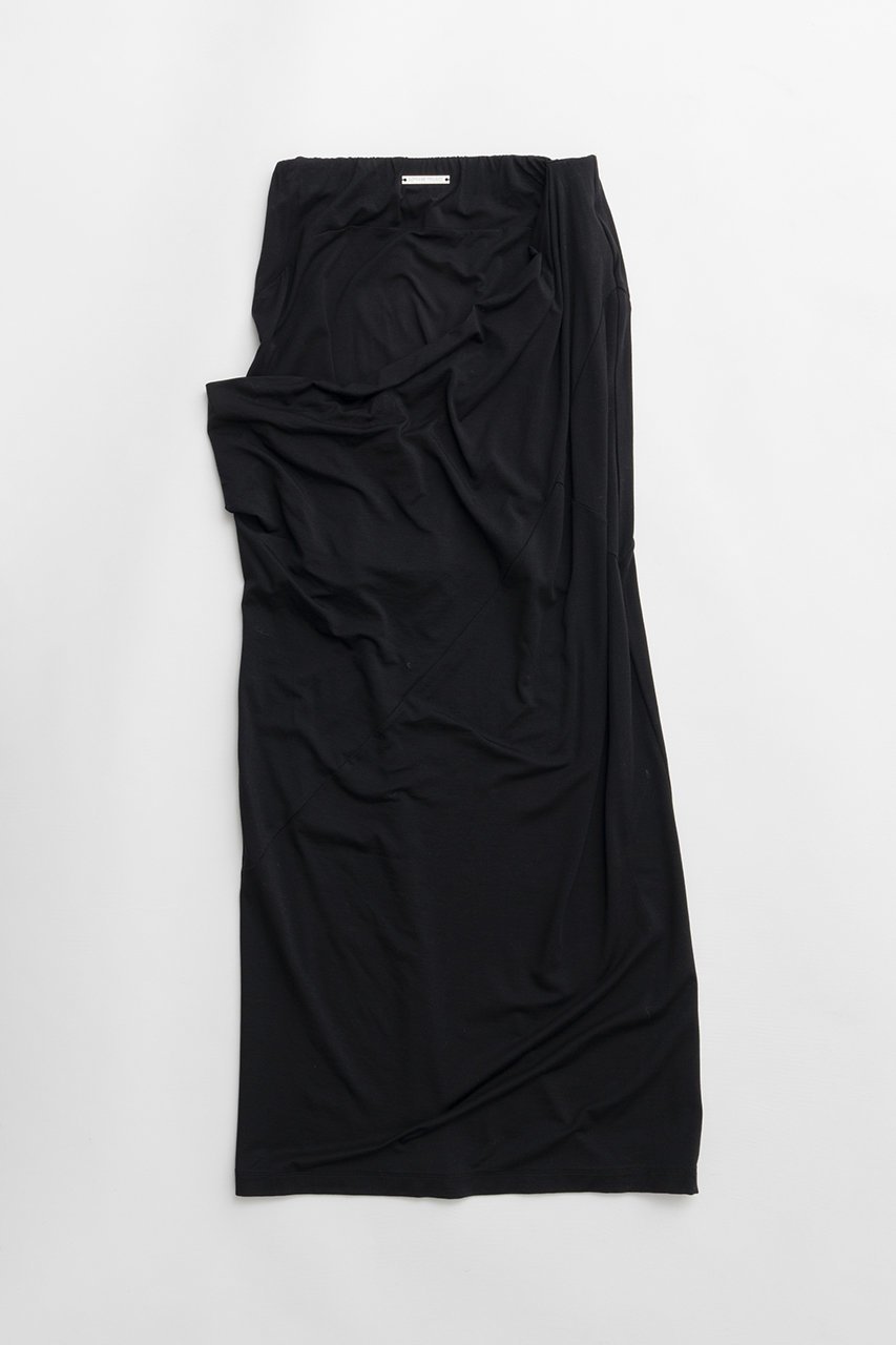 【プランク プロジェクト/PRANK PROJECT】のドレープジャージースカート インテリア・キッズ・メンズ・レディースファッション・服の通販 founy(ファニー) 　ファッション　Fashion　レディースファッション　Fashion for Women　スカート　Skirts　ロングスカート　Long Skirts / Maxi & Midi Skirts　2026年　2026　エレガント 上品　Elegant　ストレッチ　Stretch, Stretchy Fabric　ドレープ　Drape, Draping Fabric　フィット　Fit, Slim Fit　ロング　Long, Long-Length　夏　Summer　春　Spring　S/S・春夏　SS, Spring/Summer, Warm Season　BLK(ブラック)|ID: prp329100004813757 ipo3291000000034957051