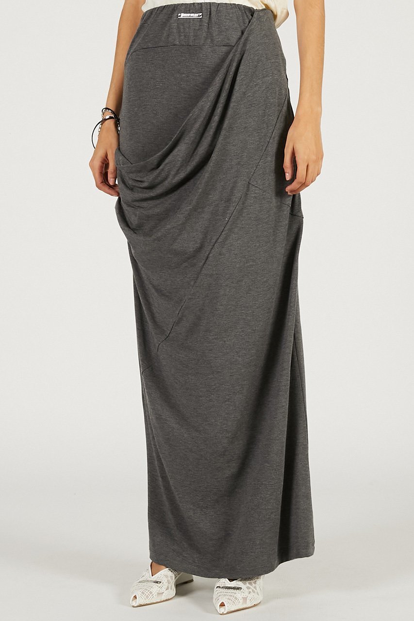 【プランク プロジェクト/PRANK PROJECT】のドレープジャージースカート 人気、トレンドファッション・服の通販 founy(ファニー) 　ファッション　Fashion　レディースファッション　Fashion for Women　スカート　Skirts　ロングスカート　Long Skirts / Maxi & Midi Skirts　2026年　2026　エレガント 上品　Elegant　ストレッチ　Stretch, Stretchy Fabric　ドレープ　Drape, Draping Fabric　フィット　Fit, Slim Fit　ロング　Long, Long-Length　夏　Summer　春　Spring　S/S・春夏　SS, Spring/Summer, Warm Season　other-5|ID: prp329100004813757 ipo3291000000034957057