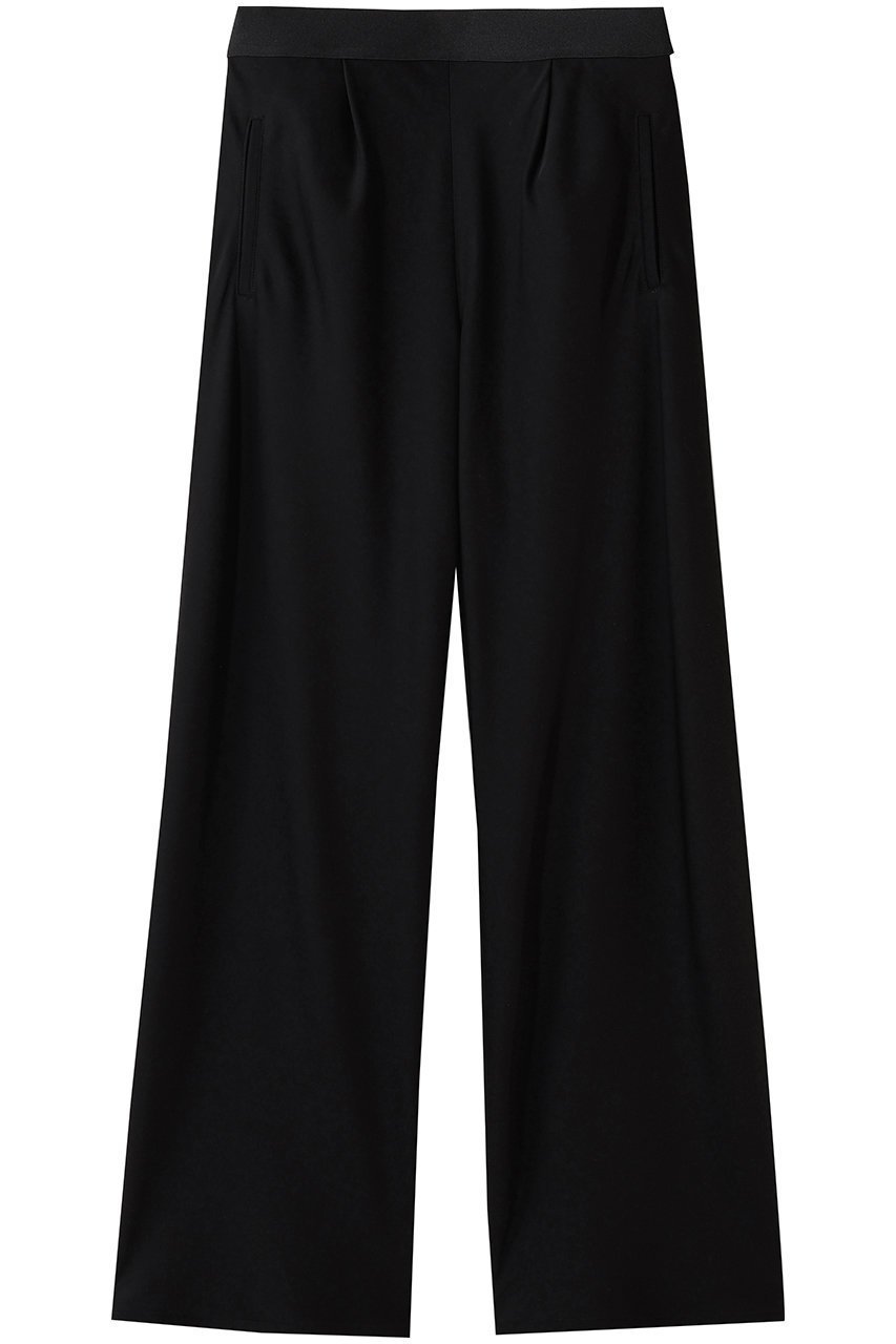 【エムフィル/M Fil】のストレッチ Wサテン リラクシー イージートラウザーズ インテリア・キッズ・メンズ・レディースファッション・服の通販 founy(ファニー) 　ファッション　Fashion　レディースファッション　Fashion for Women　パンツ　Pants & Trousers　2026年　2026　サテン　Satin, Glossy Fabric　ストレッチ　Stretch, Stretchy Fabric　ボトム　Bottoms, Lower Wear　リラックス　Relax, Relaxed Fit　夏　Summer　春　Spring　S/S・春夏　SS, Spring/Summer, Warm Season　ブラック|ID: prp329100004814621 ipo3291000000034968527