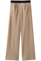 【エムフィル/M Fil】のストレッチ Wサテン リラクシー イージートラウザーズ 薄ベージュ|ID:prp329100004814621