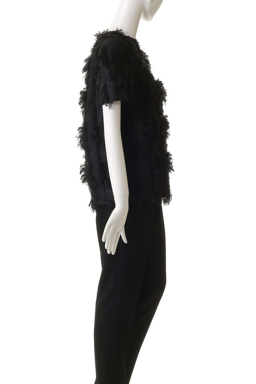 【エムフィル/M Fil】のラメクロス ジャカード フォルムブラウス 人気、トレンドファッション・服の通販 founy(ファニー) 　ファッション　Fashion　レディースファッション　Fashion for Women　トップス・カットソー　Cut & Sew Tops　シャツ・ブラウス・オフィスカジュアル　Elegant Blouses & Button-Ups　2026年　2026　インナー　Innerwear　ショート　Short, Short Length　ジャカード／ジャガード　Jacquard, Woven Pattern　スリーブ　Sleeve, Long Sleeve / Short Sleeve　フォルム　Silhouette, Form　メッシュ　Mesh, Net Fabric　ラグジュアリー　Luxury, Elegant　人気　Popular, Best Seller　今季　This Season, Current Season　夏　Summer　春　Spring　S/S・春夏　SS, Spring/Summer, Warm Season　other-3|ID: prp329100004814624 ipo3291000000034968551