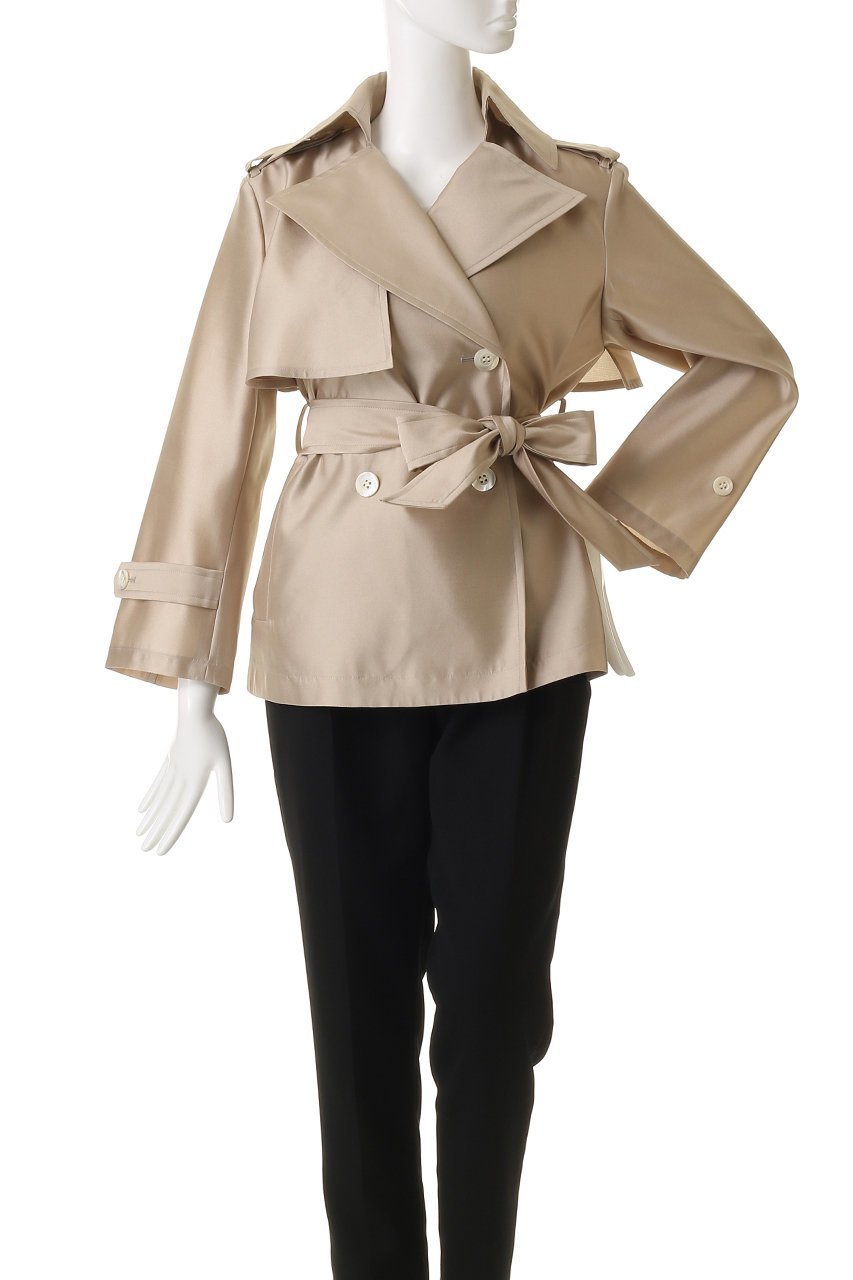 【エムフィル/M Fil】のシルクエアー トレンチコート 人気、トレンドファッション・服の通販 founy(ファニー) 　ファッション　Fashion　レディースファッション　Fashion for Women　アウター　Coat / Outerwear Collection　コート・ロングコート・ピーコート　Long Coats, Peacoats & More　トレンチコート / 春秋の定番アウター　Trench Coats　2026年　2026　ショート　Short, Short Length　シルク　Silk, 100% Silk　ツイル　Twist, Twisted Detail　トレンチ　Trench, Trench Coat　トレンド　Trend, Trending Now　フォルム　Silhouette, Form　フラップ　Flap, Flap Pocket　モダン　Modern, Contemporary　夏　Summer　春　Spring　S/S・春夏　SS, Spring/Summer, Warm Season　other-2|ID: prp329100004814628 ipo3291000000034968580