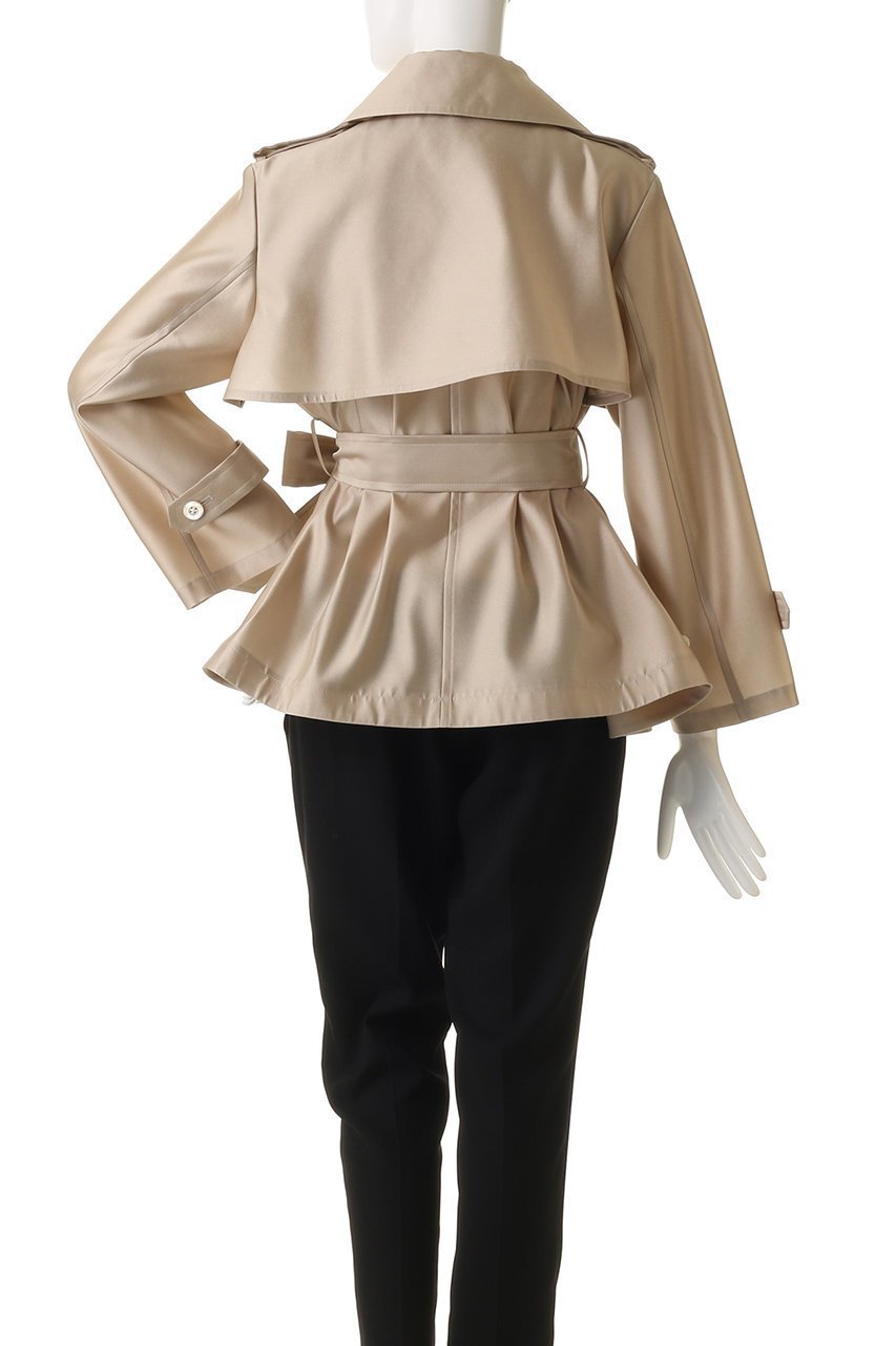 【エムフィル/M Fil】のシルクエアー トレンチコート 人気、トレンドファッション・服の通販 founy(ファニー) 　ファッション　Fashion　レディースファッション　Fashion for Women　アウター　Coat / Outerwear Collection　コート・ロングコート・ピーコート　Long Coats, Peacoats & More　トレンチコート / 春秋の定番アウター　Trench Coats　2026年　2026　ショート　Short, Short Length　シルク　Silk, 100% Silk　ツイル　Twist, Twisted Detail　トレンチ　Trench, Trench Coat　トレンド　Trend, Trending Now　フォルム　Silhouette, Form　フラップ　Flap, Flap Pocket　モダン　Modern, Contemporary　夏　Summer　春　Spring　S/S・春夏　SS, Spring/Summer, Warm Season　other-4|ID: prp329100004814628 ipo3291000000035510686